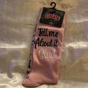 🖤NWT Grease Unisex Socks Fun to Wear Closet Must Have 🖤